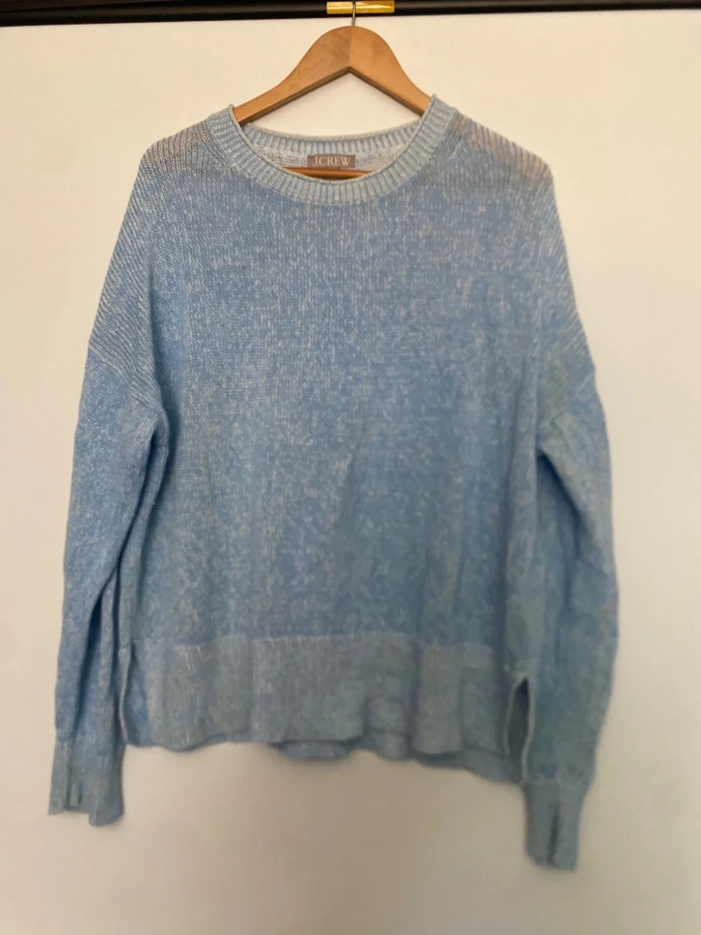 J.Crew XL Relaxed Linen Blend Beach Sweater